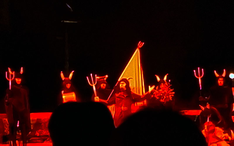 Beim Passionsspiel Škofja Loka