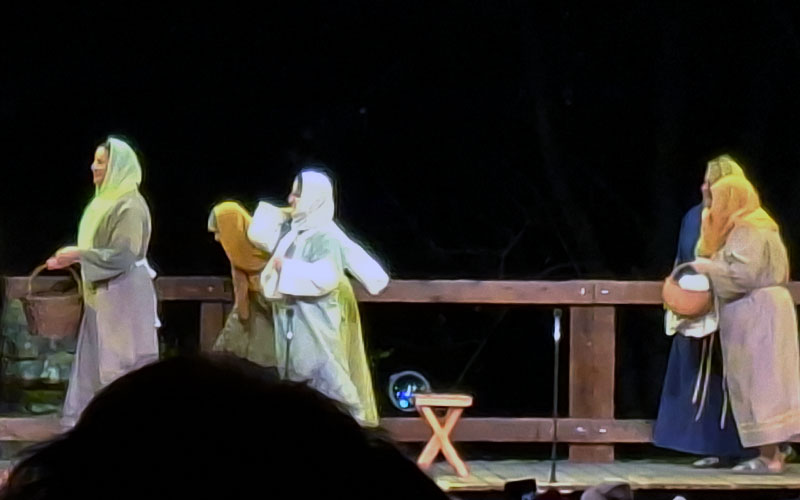 Beim Passionsspiel Škofja Loka