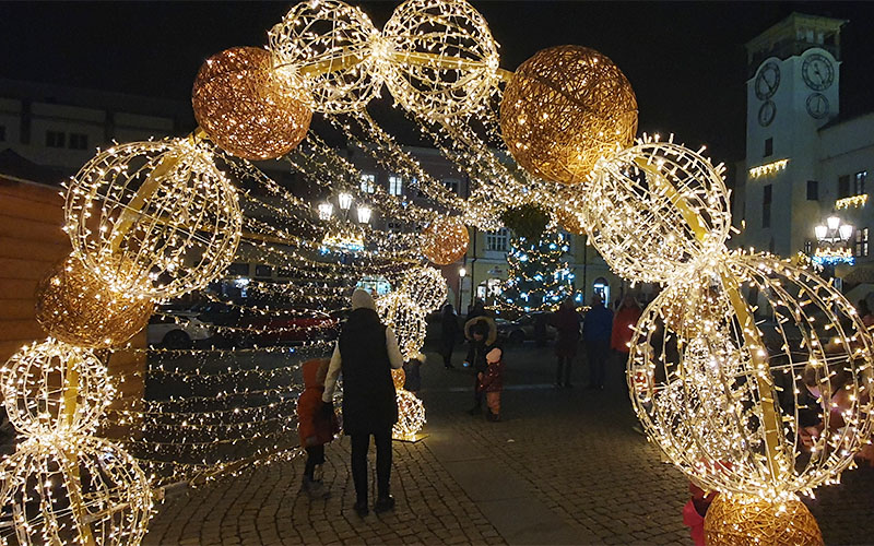 Am Weihnachtsmarkt von Kremsier