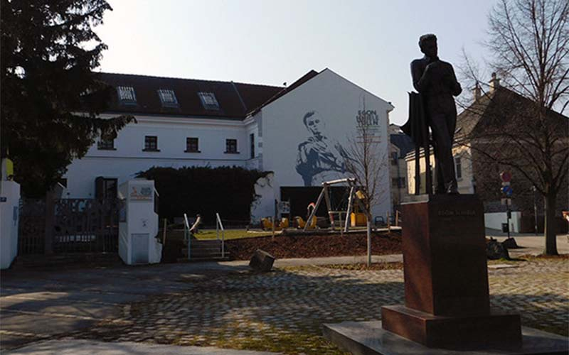 Blick auf das Egon Schiele Museum in Tulln