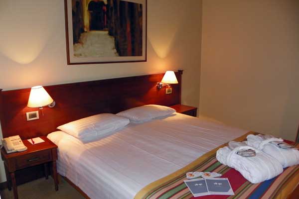 Ein Doppelzimmer im Hotel Bristol in Opatija