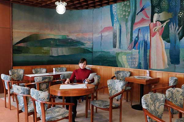 Das Café im Hotel Diamant in Dudince
