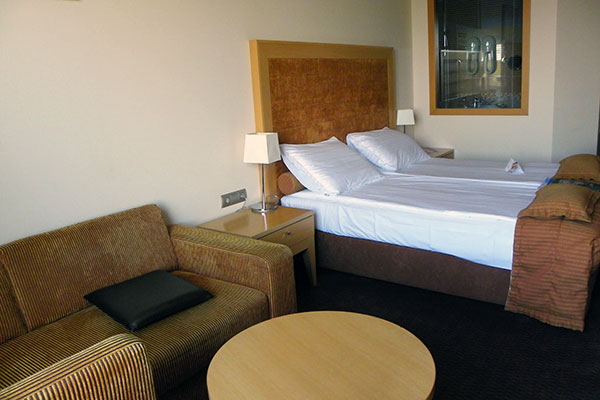 Die Zimmer im Grand Hotels Primus in Ptuj