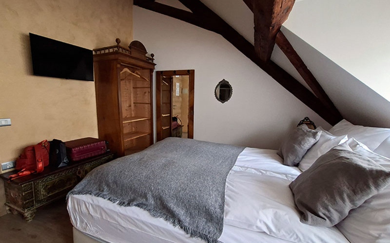 Die Kastentür als Spiegel - genial