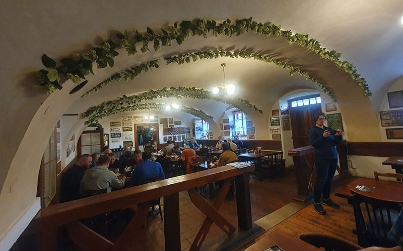 Blick in den Gastraum