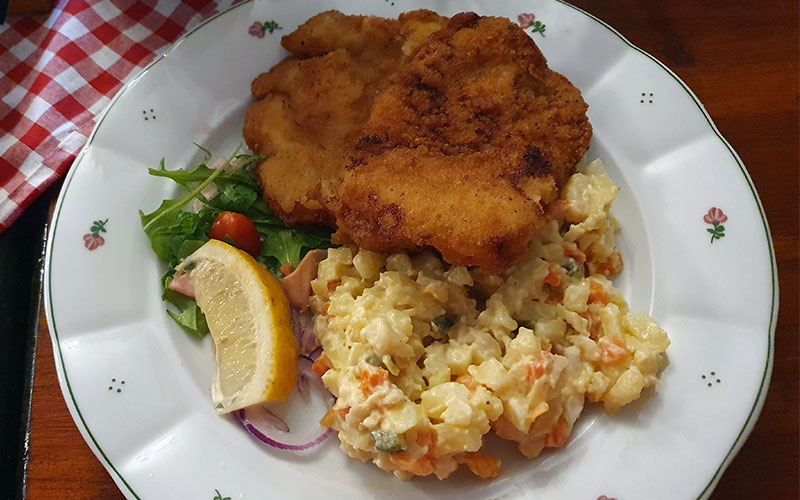 Ein köstliches Schnitzel