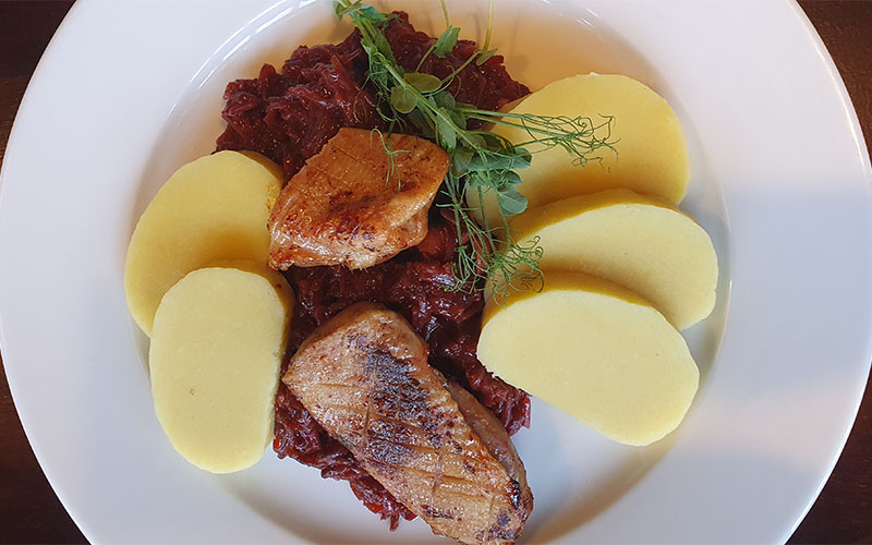 Ente mit Knödel