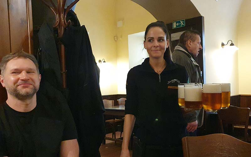 Bier muss dabei sein - zumindest ein Schnitt