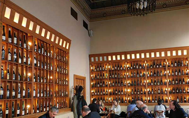 Auch die Weinauswahl kann sich sehen lassen