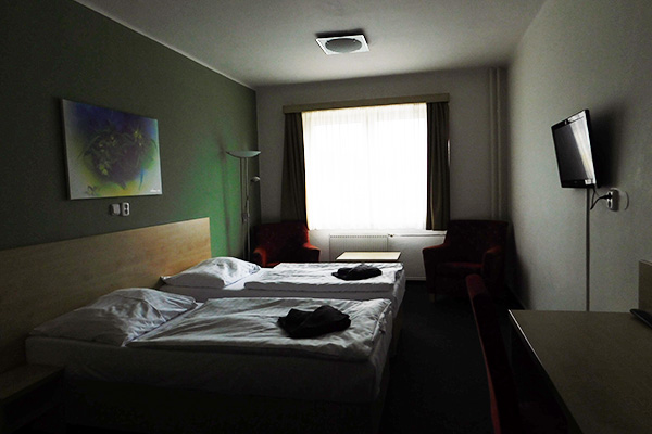 Mein Hotelzimmer im City Hotel Bobík