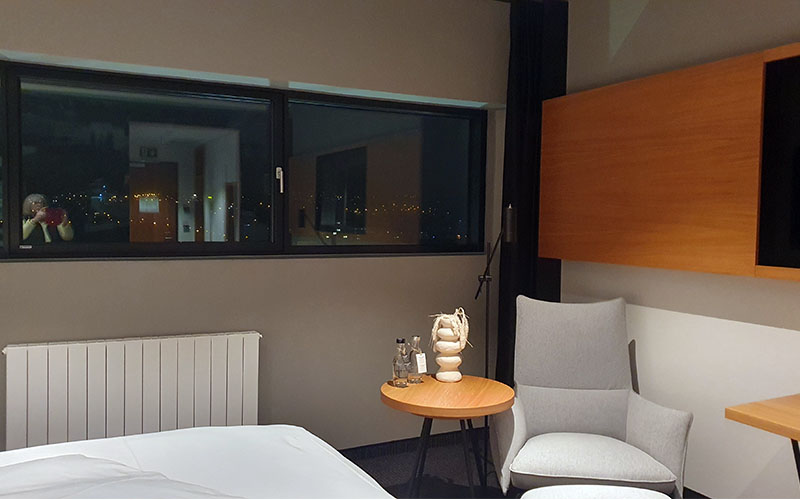 Blick in mein Zimmer im Hotel Prior Zlín