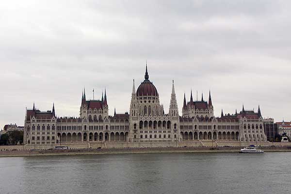 Die tolle Aussicht vom Novotel Budapest Danube