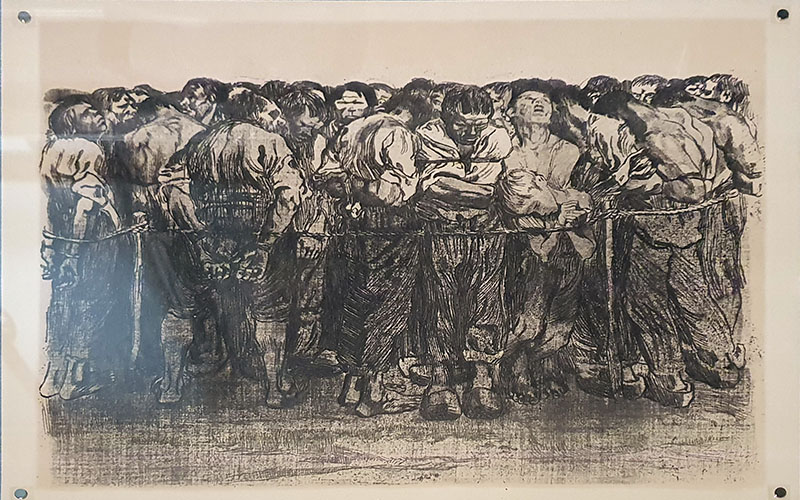 Die Gefangenen von Käthe Kollwitz