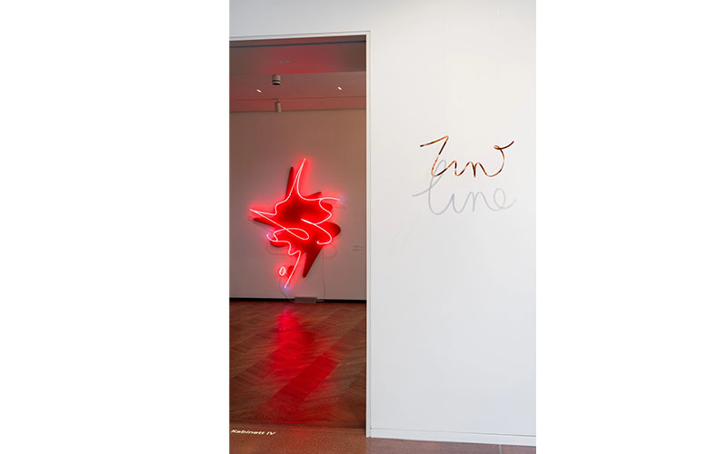 Ausstellungsansicht Die Linie, Heidi Horten Collection, 2025, Foto: Simon Veres, © Heidi Horten Collection