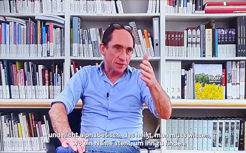 Video mit Roger Cremer in der Ausstellung