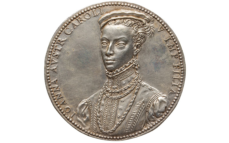 Medaille von Johanna von Spanien, KHM Wien, Münzkabinett