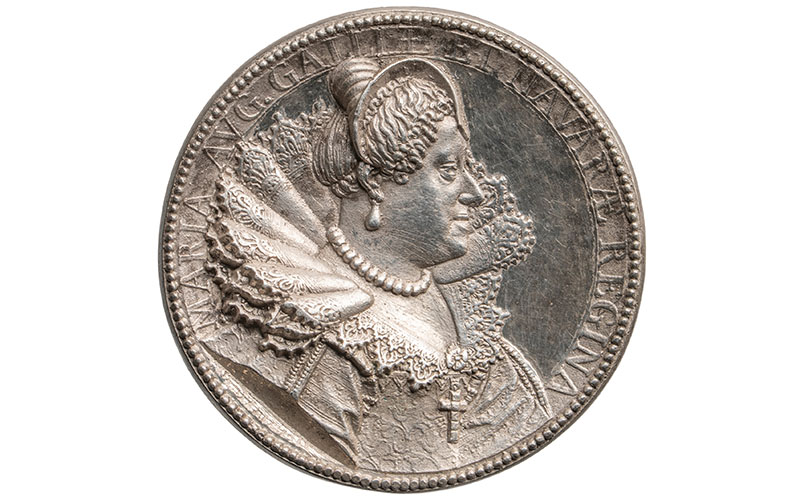 Medaille auf Maria de Medici, KHM Wien, Münzkabinett