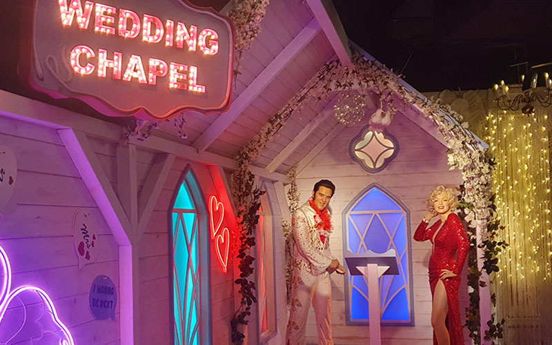 Im Wedding Chapel bei Elvis und Marilyn