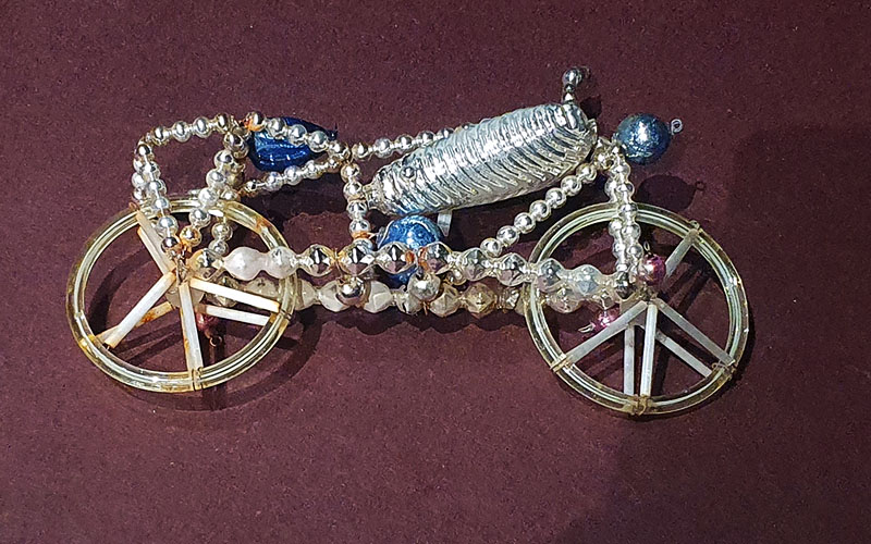 Das Fahrrad aus Glasperlen