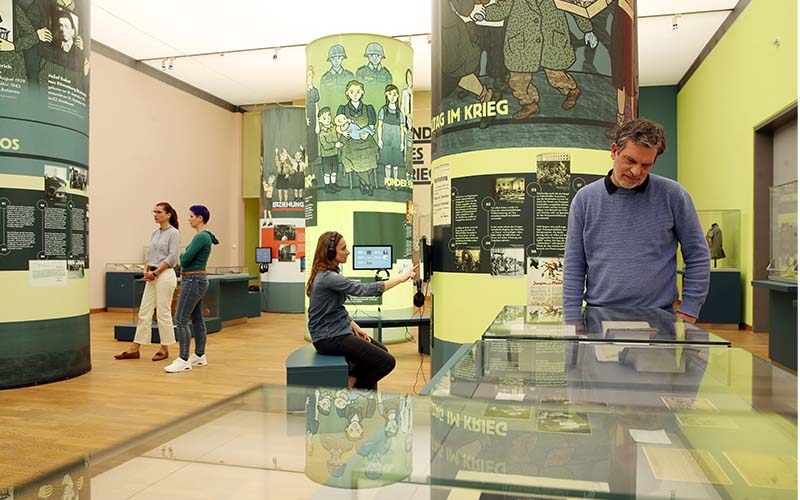 Blick in die Ausstellung (Blick in die Ausstellung (Foto © NÖ Museums Betriebs GmbH, Weinfranz) Blick in die Ausstellung (Foto © NÖ Museums Betriebs GmbH, Weinfranz)