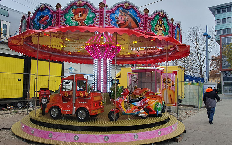 Auch in Floridsdorf muss ein bissl Jahrmarkt sein