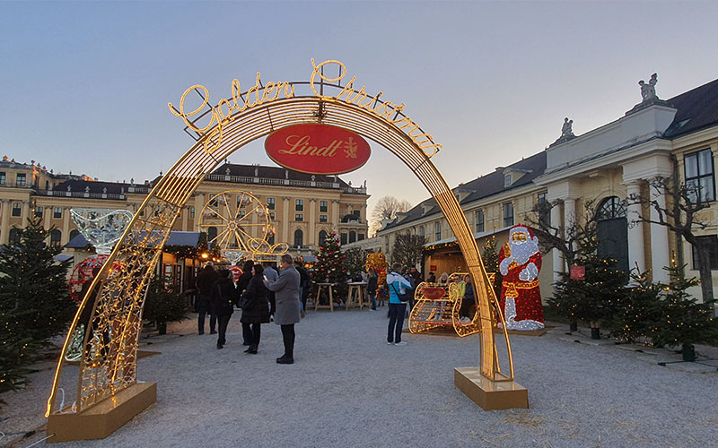 Lindt ist sehr prominent vertreten