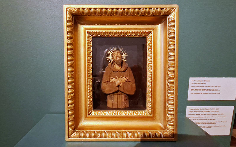 Hl. Franziskus in Ekstase, Johann Georg Sindler (um 1669-1732), Rom 1721