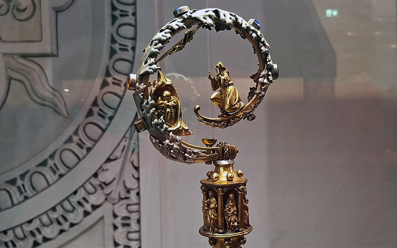 Pastoralstab des Johannes Nasus (1534-1590) wohl Innsbruck, um 1580