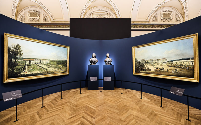 Ausstellungsansicht © KHM-Museumsverband, Foto © Jakob Gsöllpointner