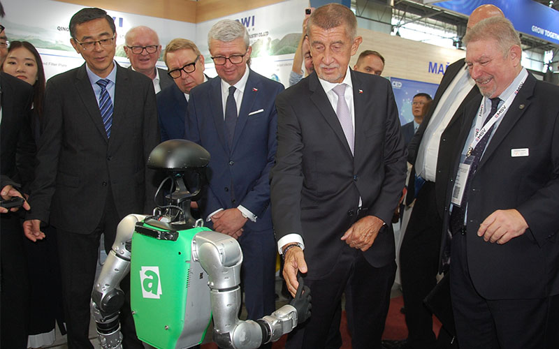 Hoher Besuch jedes Jahr auf der MSV (Foto © Norbert Kössler)