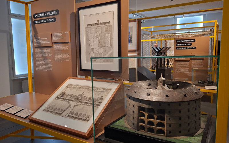 Modell des "Narrenturms" von Wien