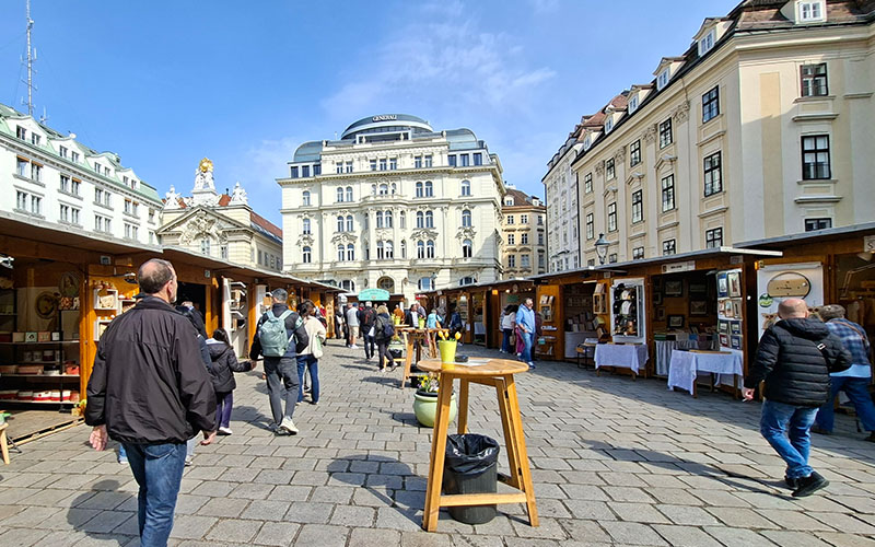 Blick Richtung Handwerksmarkt