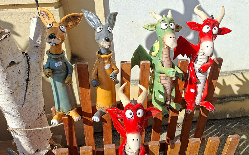 Wie wäre es mit einem Aufpasser für den Garten