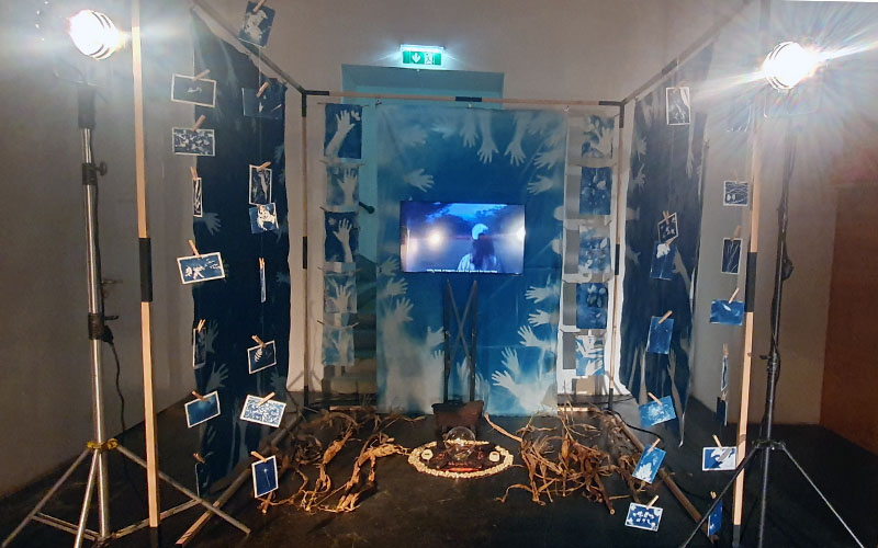 Mais, Kürbis, Bohnen