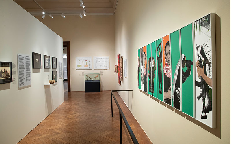 Blick in die Ausstellung (Foto © KHM-Museumsverband, Weltmuseum Wien, Konrad Limbeck)