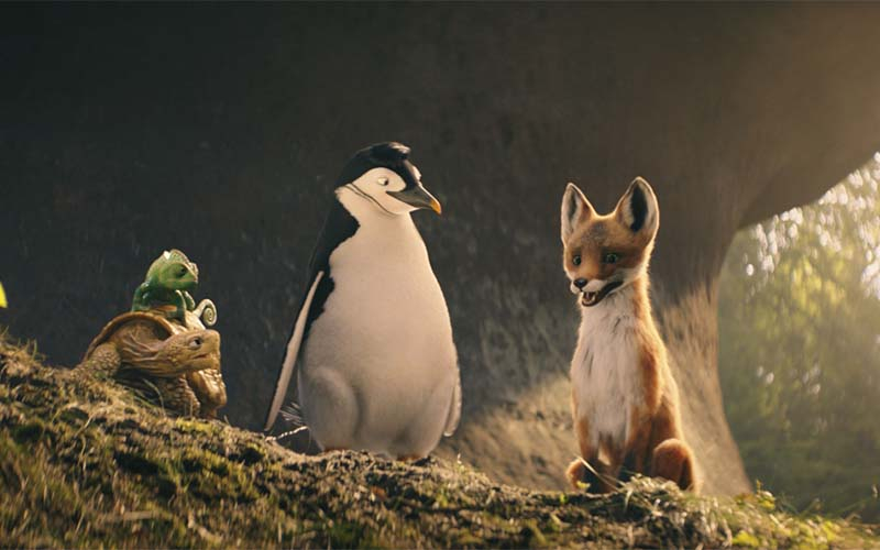 Drei der magischen Tiere (Foto © © 2024 Kordes & Kordes / LEONINE Studios)