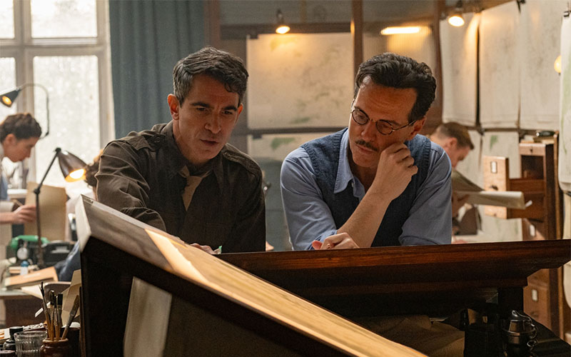 (l.n.r.) Chris Messina als Irving P. Krick und Andrew Scott als James Stagg. (Bild © 2026 Studiocanal SAS / Constantin Film Österreich)