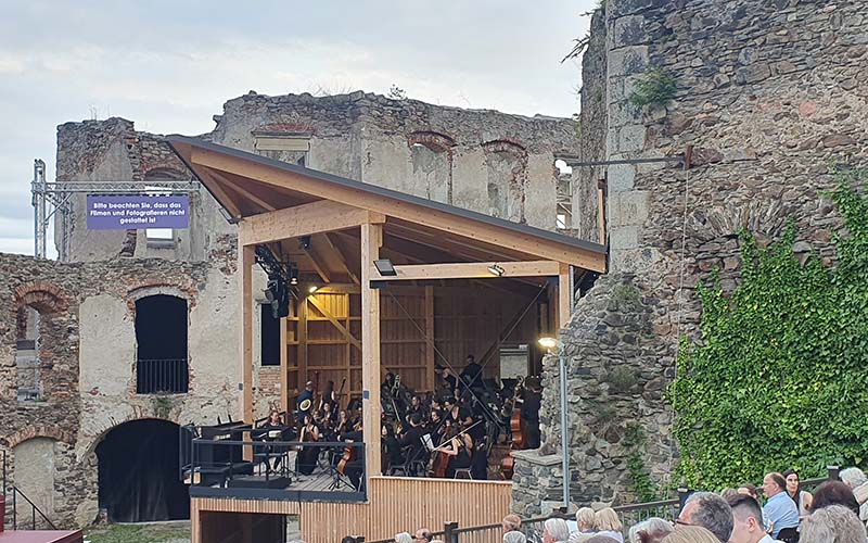 Der neue Orchester-Pavillon