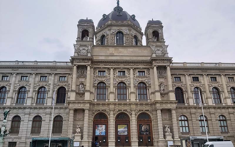 Blick zum Kunsthistorischen Museum Wien