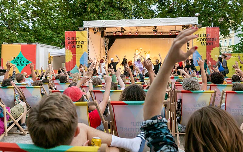 Kultursommer Wien im Reithofferpark (Foto © Judith Stehlik)