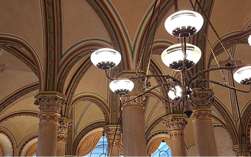 Auch die wunderschönen Luster sollen erhalten bleiben