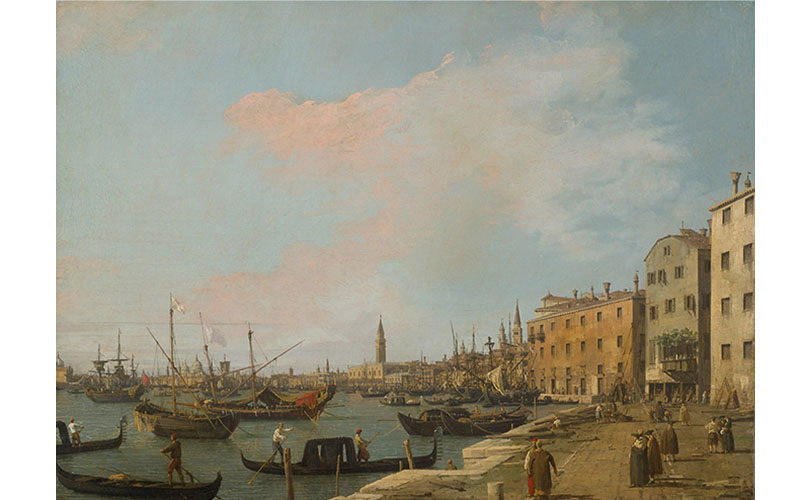 Die Riva degli Schiavoni in Venedig Antonio Canal, gen. Canaletto 1724/30 Kunsthistorisches Museum, Wien, Gemäldegalerie © KHM-Museumsverband