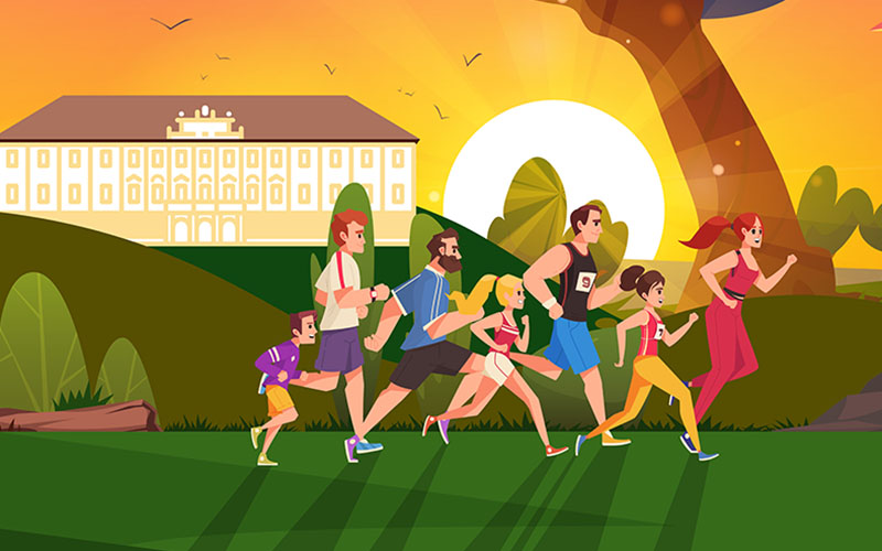 Sommernachtslauf auf Schloss Hof (© SKB)