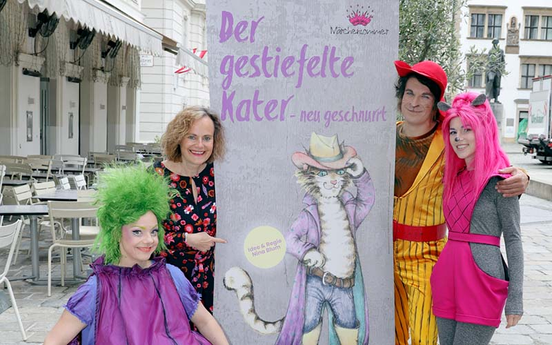 Der gestiefelte Kater - neu geschnurrt beim Märchensommer Poysbrunn