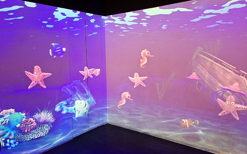 Hier erscheint dann der gemalte Axolotl