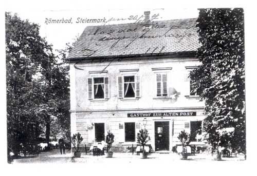 Schon lange geschlossen – der Gasthof zur Post in Römerbad