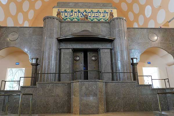 Im Inneren der Alten Synagoge in Essen