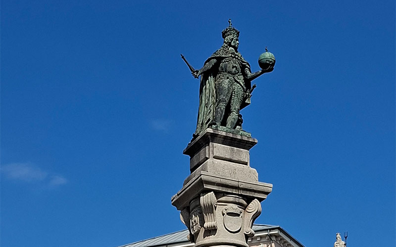 Triest - Die Statue von Leopold I.