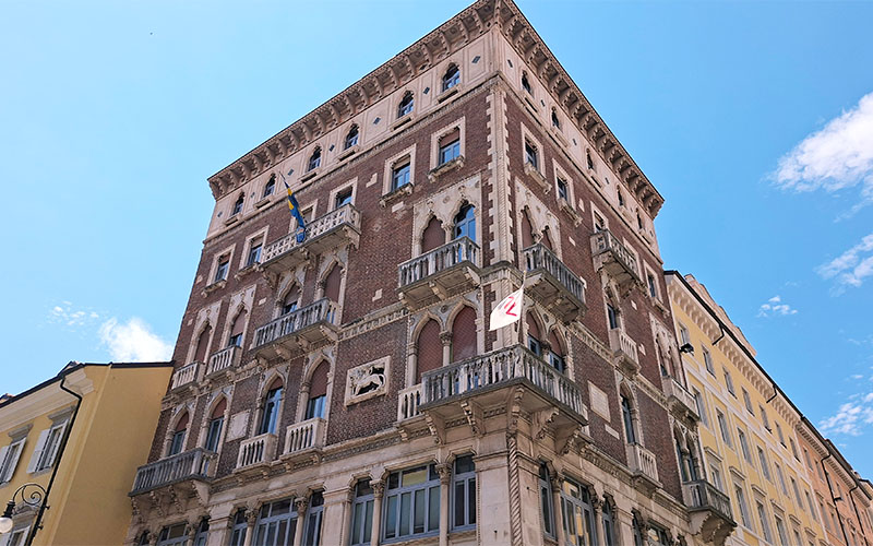 Der Einfluss von Venedig ist in der Stadt sichtbar