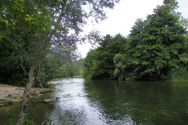 Der Fluss Cetina